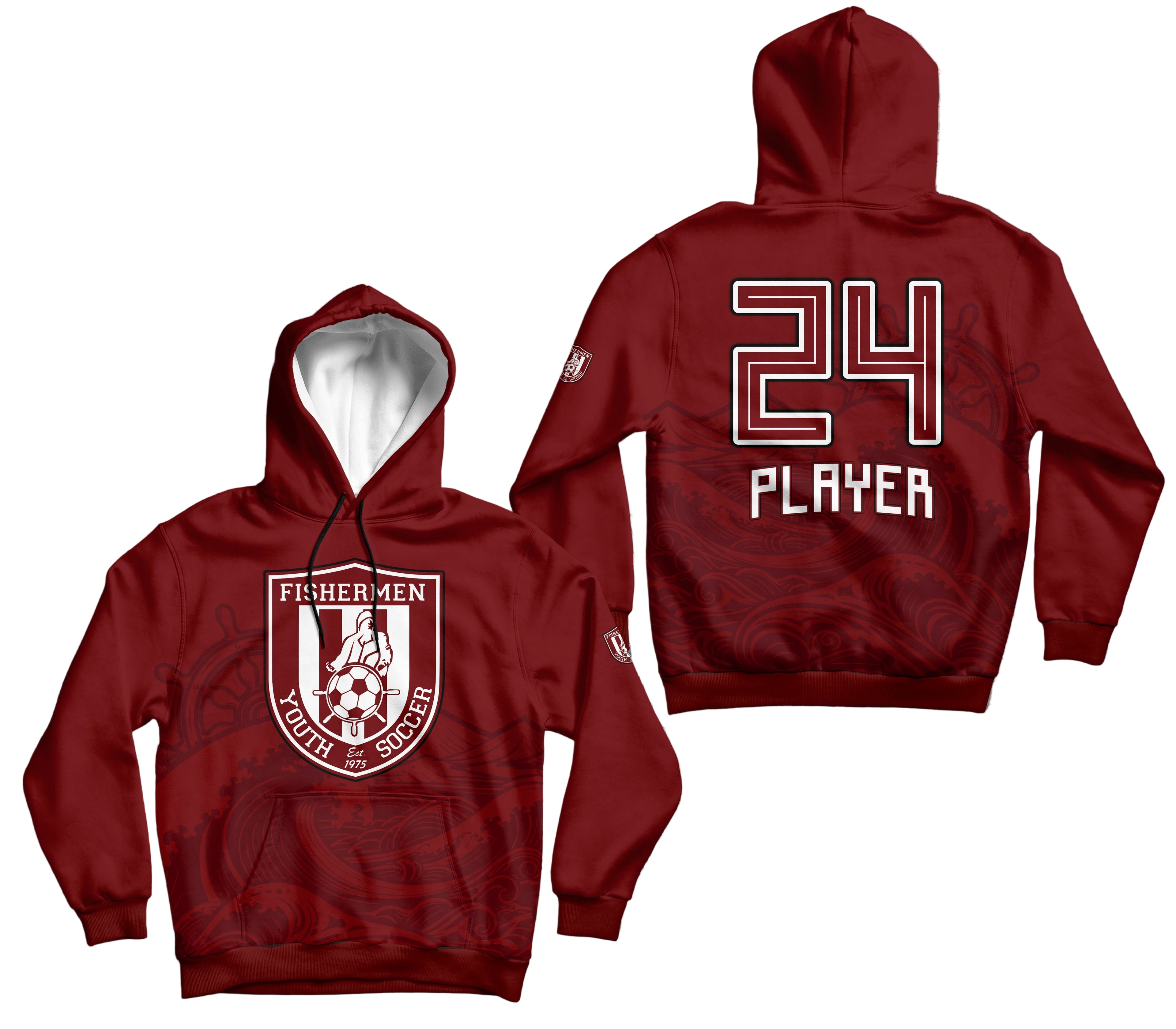 FYS Maroon Fleece Hoodie