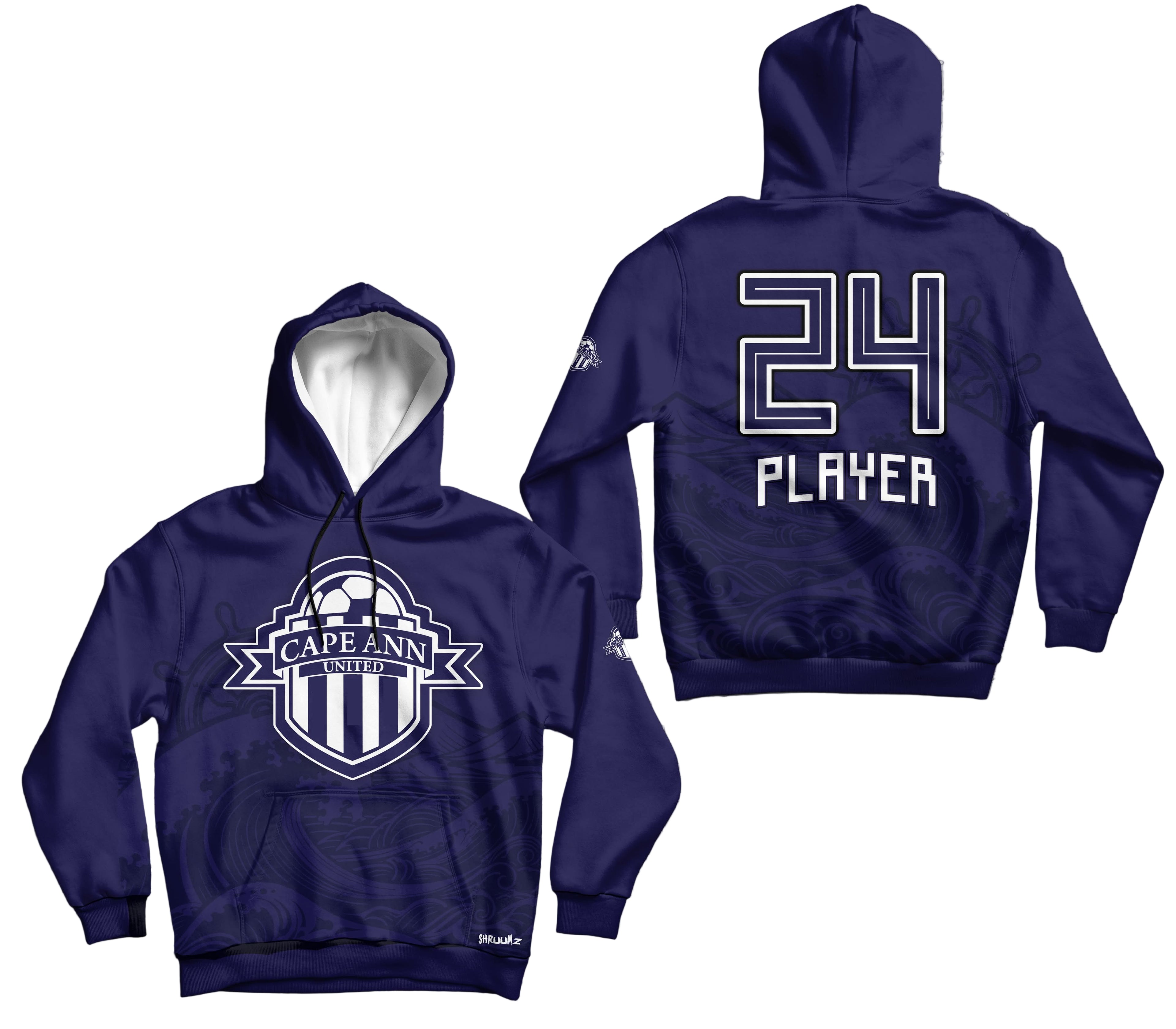 CAU Blue Fleece Hoodie