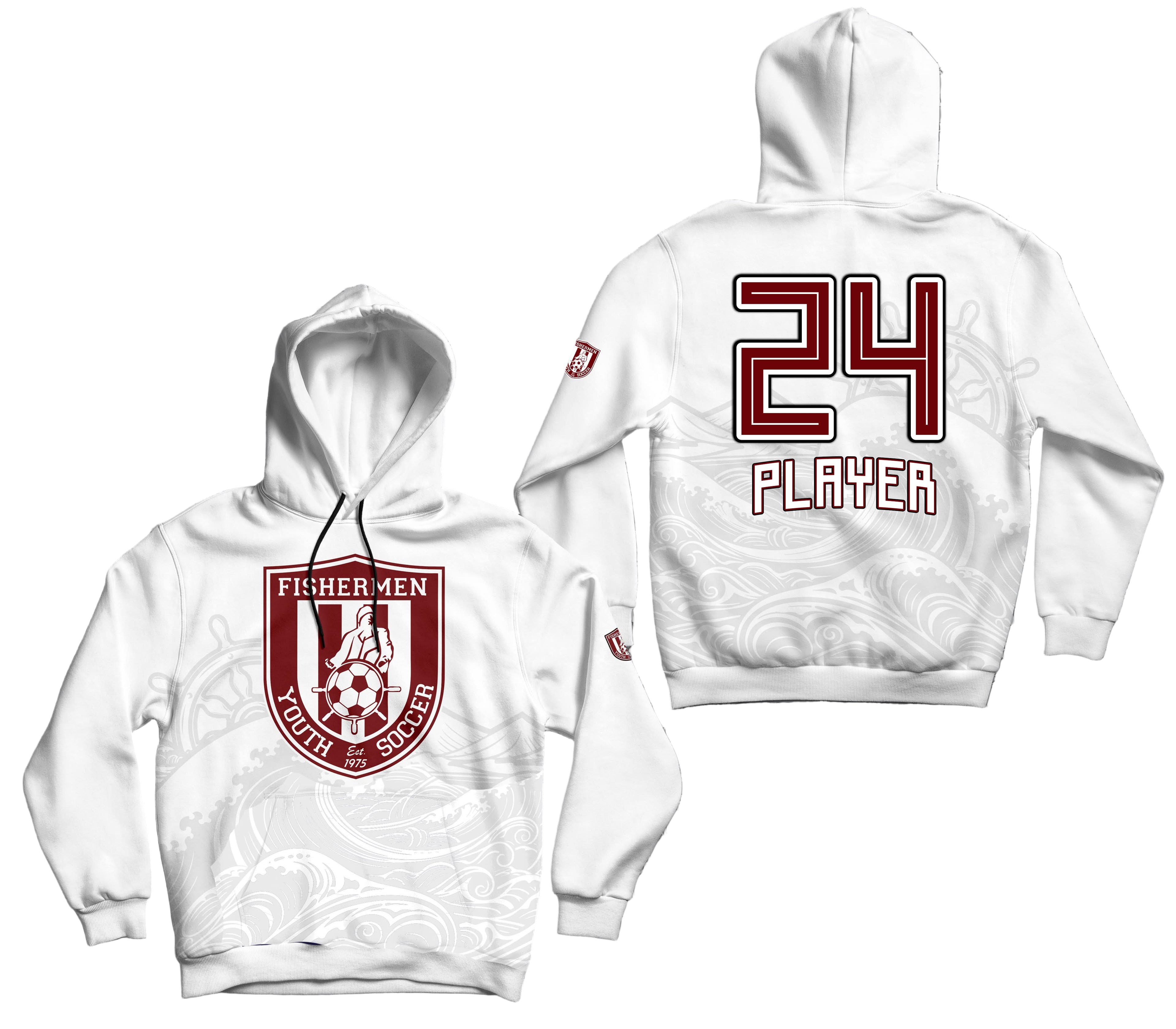 FYS White Fleece Hoodie